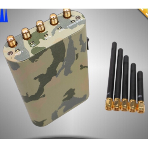 Handheld Mobile Phone & GPS & Wifi Jammer 15M