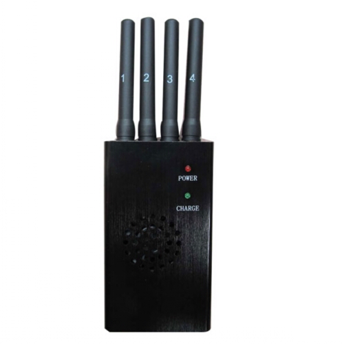 Portable High Power 3G 4G Lte Cell Phone Jammer 15M