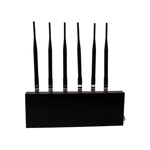 Cell Phone Signal Blocker + Wifi Jammer 6 Antenna 20M