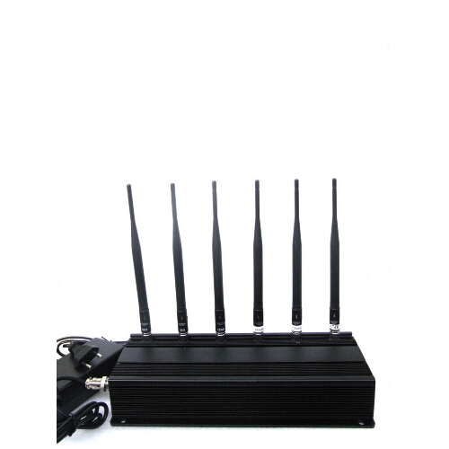 High Power Desktop Cell Phone + WIFI + RF 315MHZ 433MHZ Jammer 40M