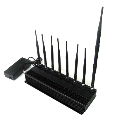 8 Antenna All in one for all 3G 4G Cellular,GPS,WIFI,Lojack Jammer system 60M