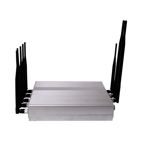 High Power 8 Antenna CellPhone & GPS & Wifi & VHF UHF Jammer 50M